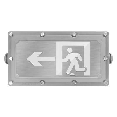 China Explosion Proof Double Side Gas Station LED Emergency Exit Lamp Sign for sale