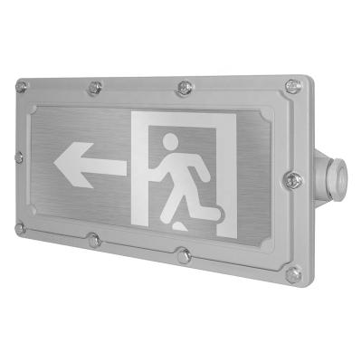 China Explosion Proof Gas Station LED Emergency Light Exit Sign Exit Indicator for sale