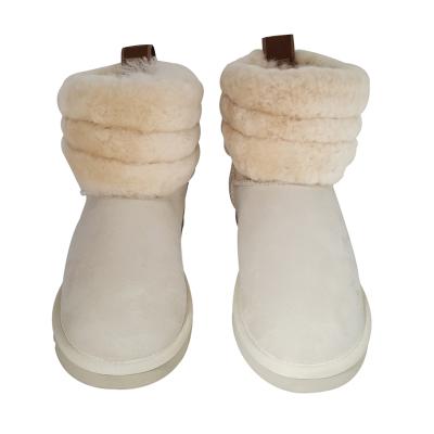 China Anti-odor high quality winter must have sheepskin fur adults and children shoes for women boots for sale