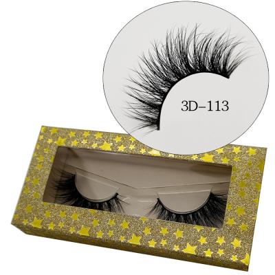 China Super Popular Selling Tapered Silk Eyelashes Synthetic Hair 3D Lash Fake False Eyelashes for sale