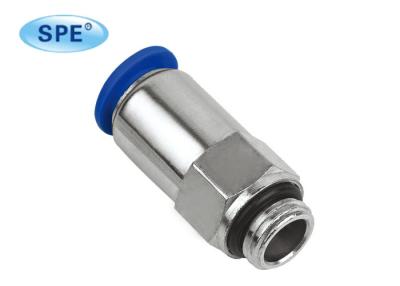 China Male Thread One Way Air Pneumatic Check Valve Connector 6mm Union Straight for sale