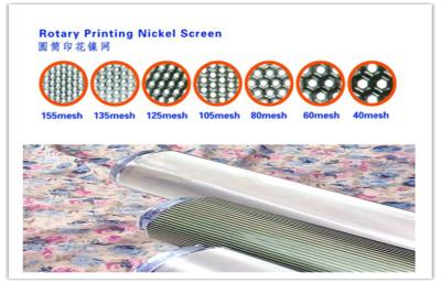 China High Elasticity Cotton Silk Nickel Rotary Screen Textile Screen Printing 80M for sale