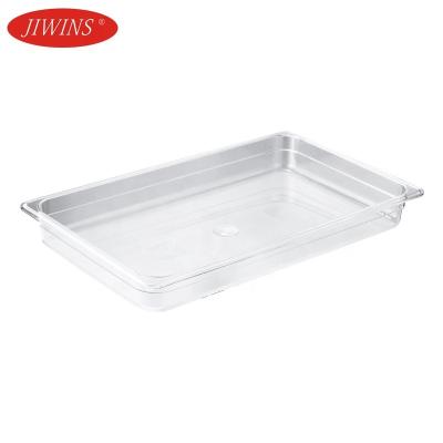 China Freshness Preservation Multi Sizes Polycarbonate Clear Plastic PC Gastronorm GN Pan Food Container for Restaurant Kitchen Equipment for sale