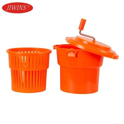 China Viable plastic salad spinner horeca kitchen commercial salad spinner kitchen manual for dry hotel restaurant manual salad spinner for sale