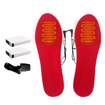 China Battery heated insoles lithium battery thermos electric heating heating insoles for sale