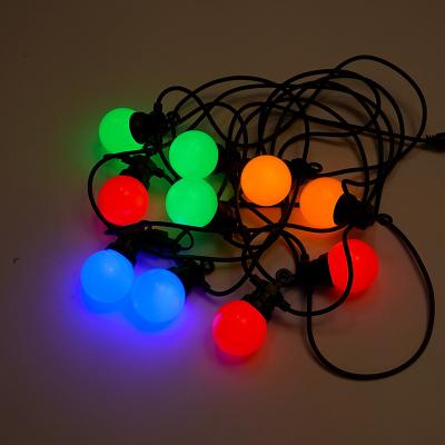 China Ball lamp High quality garden decoration warm white ball light strings LED Christmas lights for sale