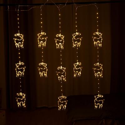 China Icicle lights led copper wire led  curtain lights Warm White led curtain Christmas Lights  Waterproof for sale