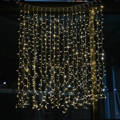 China Curtain lights rubber led curtain 3M*3M lights outdoor holiday IP67 waterproof for sale