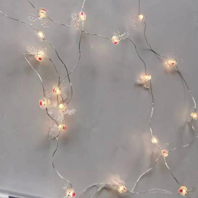 China Copper wire battery lights Battery copper wire led  Holiday lighting string Christmas theme decorative lights for sale