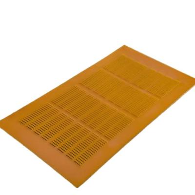 China Single Ore Deck Modular Polyurethane Screen Panels For Large Capacity Vibrating Screen Machine for sale