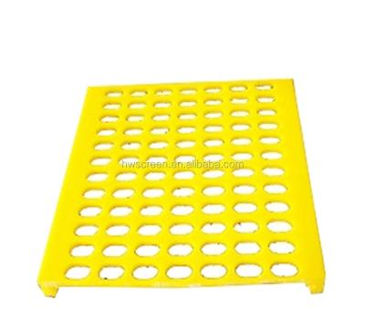 China Chemical Shake-Flow Polyurethane Screen Board For Vibrating Screen In Quarry And Smelting Industries for sale