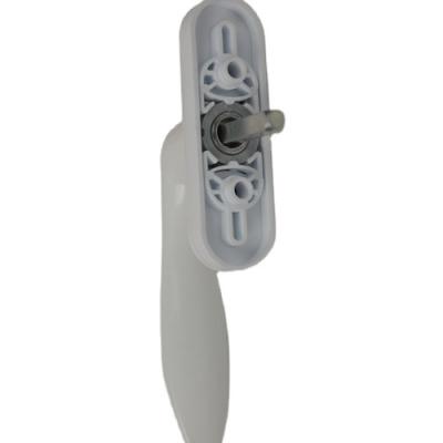 China Modern Professional High Quality Lift Up Hidden Turnout Handles Upvc Window Handle With Lock For Half Round Windows for sale