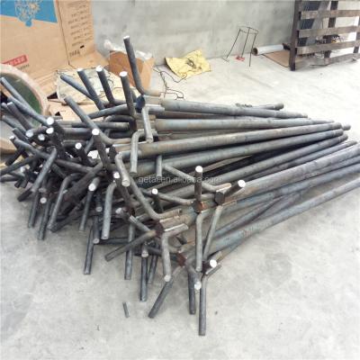 China Steel Carbon Steel Hot Dip Galvanized Foundation Bolts Carbon Steel Anchor Bolts for sale