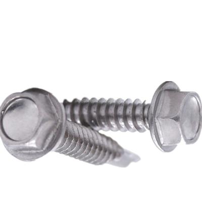 China Galvanized Flat Self-Drilling Screw Wafer Head for sale