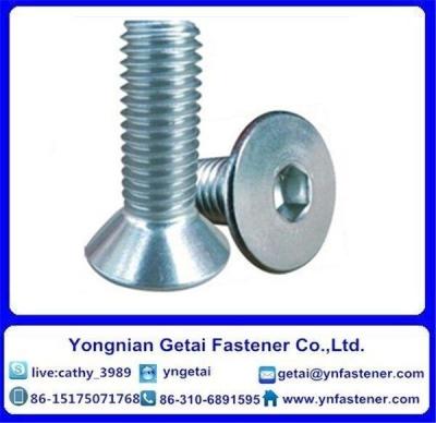 China Carbon Steel Made In China Blue Galvanized Socket Bolt for sale