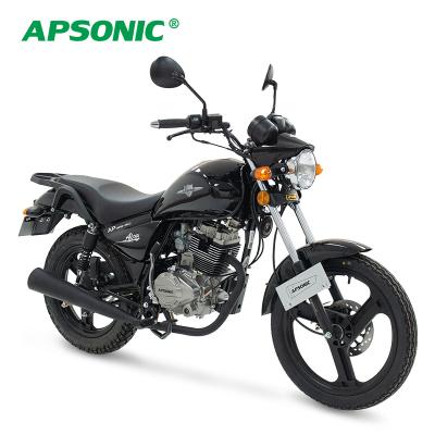 China Apsonic High Fuel Efficiency 125cc Riding Bike Motorcycle Cheap Price For Africa AP125-30 for sale