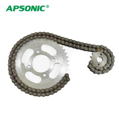 China High Quality Steel Industrial Chain Sprocket 45# 125cc GN 42T-15T Motorcycle Chain And Sprocket for sale