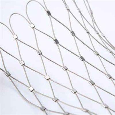 China Flexible Handwoven Flexible Stainless Steel Wire Rope Mesh for sale