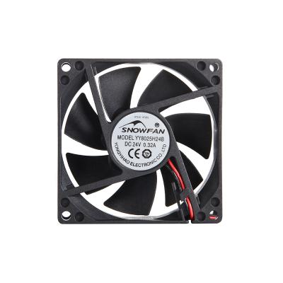 China China Top Brand 8025-1 80X80X25Mm 12V Dc Cooling Axial Flow Brushless Amplifier Fan for sale