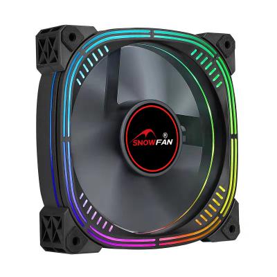 China Factory offer customized 12V fan cooler 120mm game cooling PC can change color LED RGB case fan for computer for sale