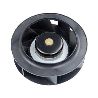 China 225mm Industrial EC Centrifugal Fan Big Airflow Round Frame 110V 220V Ventilation Exhaust Fan for sale