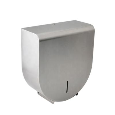 China Modern Commercial 304 Stainless Steel Toilet Bathroom Towel Paper Toilet Paper Roll Dispenser for sale