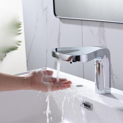 China Commercial Built-in Smart Hotel Hand Sanitizer Dispenser Faucets Sense Energy Saving Automatic Sensor Faucet Basin Sensor for sale