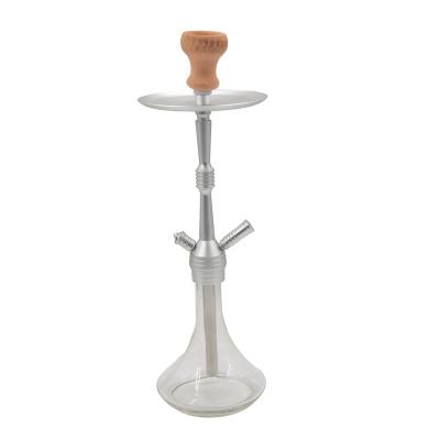 China Wholesale colorful aluminum hookah with 2 hoses medium aluminum hookkah hookah for sale