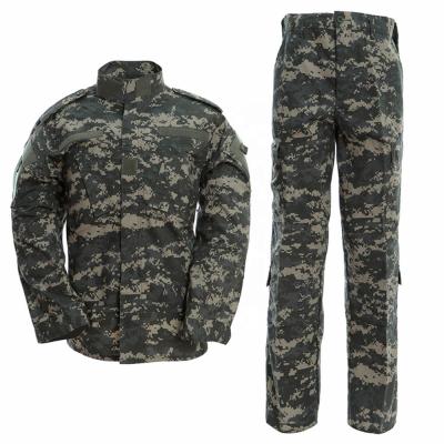 China High Quality Tear-Stop Combat Poly Military Uniform Anti-Static Military Tactical Uniform ACU/Cotton Fabric for sale