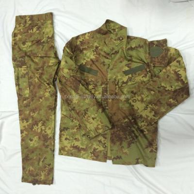 China Italina camouflage military uniform 95 230GSM nylon Italy army combat uniform cotton5% for sale