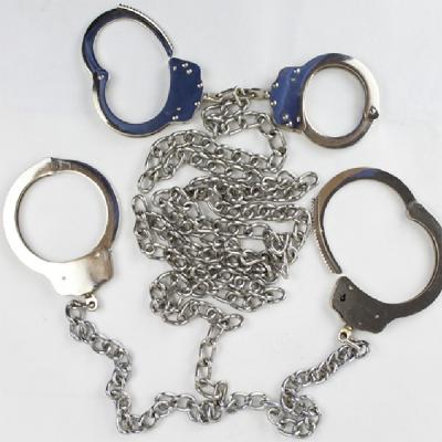 China New Safe Police Anti-breaking Handcuffs Stainless Steel Hand Cuffs Hand Cuffs for sale