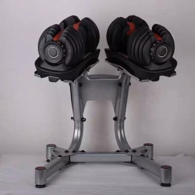 China Universal Logo Cheap Automatic Rubber Weight Customer Set 552 24kg 90lb 32kg 1090 Adjustable Dumbbell for sale