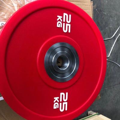 China Bodybuilding Custom Logo Color 5Kg 10Kg 15Kg 25Kg 15LB 25LB 35LB 45LB 55LB Weight Bumper Plate for sale