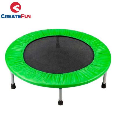 China 120KG CreateFun 4 32 60 Inch Workout Fitness Adult Indoor Bungee Cheap Foldable Round Mini Trampoline gs for sale