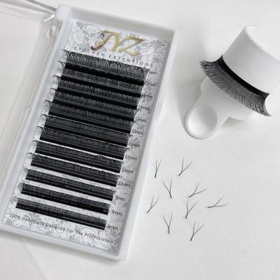 China Wholesale Individual 0.05 0.07 YY Natural Plant Shaped Lash Extensions 8-15mm YY Premium Eyelash Extensions for sale