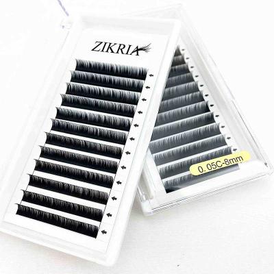 China Factory Price Full Volume Faux Mink Eyelash Extensions One 8-16mm Short Classic Lash Trays Good for sale