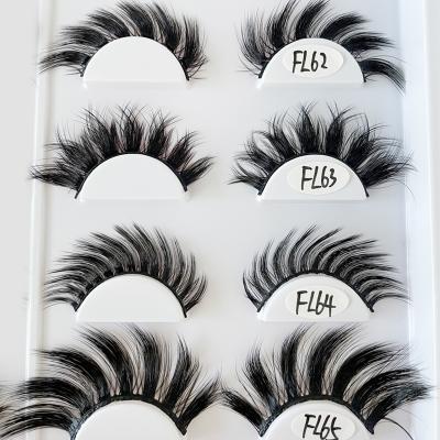 China Long Lasting Natural Looking Fake 3d Mink Lashes Top Silk 3d Eyelashes Factory Wholesale for sale