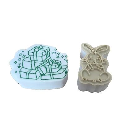 China Hot Sale Promotional Cartoon Smile Face Decoration EVA Foam Rubber Stamp For DIY Craft for sale