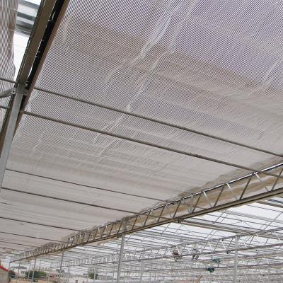 China Galvanized Steel Structure+ Monofilament / Polyolefin Curtain Inside Shading Greenhouse System With Adjust Light for sale