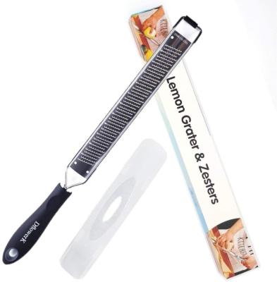 China Metal Kitchen Ware Stainless Steel Cheese Grater / Viable Professional Lemon Zester for sale