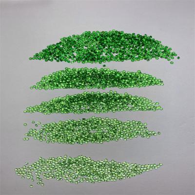 China No Wholesale Natural Loose Stone Gemstone Garnet Factory Tsavorite Green Rough Green Garnet Green Color for sale