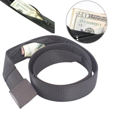 China Portable Hidden Secret Concealment Belt 120cm Men Waist Pack Wallet Belt Money Strap Anti Theft Cash Money Travel Ourdoor Waist Belt Bag Women Bag for sale