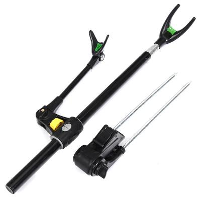 China Adjustable Rotation Two Colors Available Stainless Steel Thickened Fishing Rod Bracket for sale