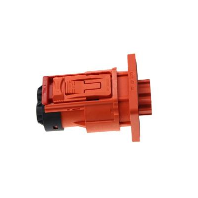 China Automotive New energy vehicle high current Connector 2 Core straight plug handle connector charging pile power supply for sale