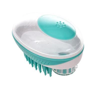 China Stored Auto Hair Massage Dog Brush Shower Bath Pet Clean Pressing Shampoo Tool for sale