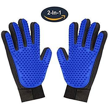 China Soft Stocked Glove Pet Grooming Bath Clean Dirty Hair Mitt Maker As Pair for sale