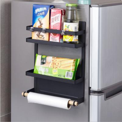 China Creative 2018 New Design Viable Kitchen Rack Storage Rack With Magnetic Block For Fridge And Washing Machine for sale