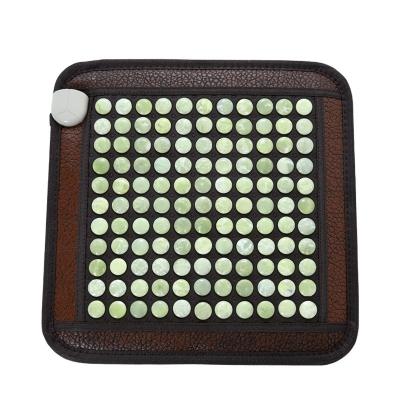 China Far Infrared Body Mini Jade Tourmaline Stone Pad Heating Pad Therapy Electric Heating Mat for sale