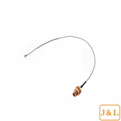 China RP-SMA Female (male pin) Center Jack to IPX Female cable - 8.5 inch for sale