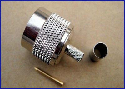 China N plug male pin crimp connector for RG58-U cable for sale